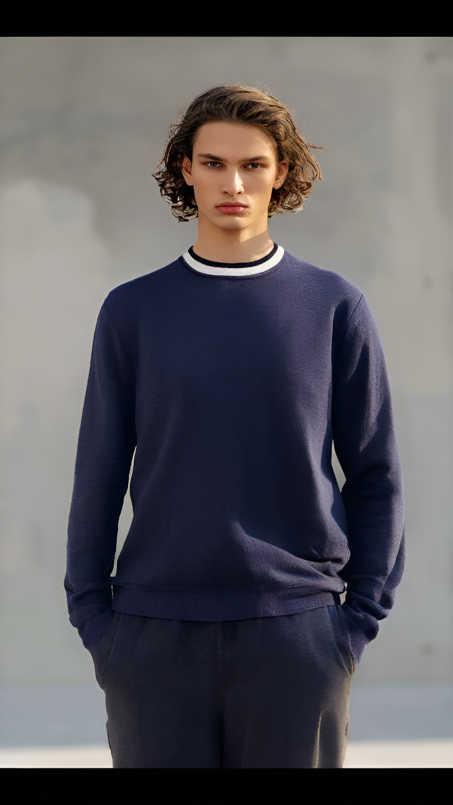 Navy Blue Sweatshirt